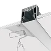 Профиль с экраном S2-LINE-5470-2500 ANOD+OPAL (Arlight, Алюминий)