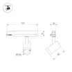 Светильник LGD-NIKA-4TR-R100-40W Day4000 (BK, 24 deg, 230V) (Arlight, IP20 Металл, 5 лет)