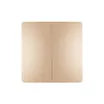INTELLIGENT ARLIGHT Кнопочная панель KINETIC-801-22-2G-WP-SUF Gold (No battery, IP67, 433Mhz) (IARL, IP67 Пластик, 3 года)