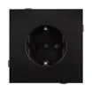 Механизм электрической розетки SCT-TENDO-MEU1-PL-BK (230V, 16A) (Arlight, Черный)