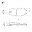 Светильник OXOR-ELFA-611х288-75W Day5000 (GR, 144x61 deg, 230V) IP65 (Arlight, -)