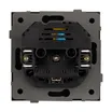 Механизм розетки с USB зарядкой SCT-TENDO-MUAC-PL-BK (230V, 16A) (Arlight, Черный)