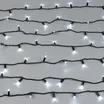 Светодиодная гирлянда ARD-STRING-CLASSIC-10000-BLACK-100LED-STD WHITE (230V, 7W) (Ardecoled, IP65)