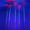 Светодиодная гирлянда ARD-ICEFALL-CLASSIC-D12-1000-5PCS-CLEAR-120LED-LIVE RGB (230V, 11W) (Ardecoled, IP65)