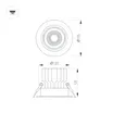 Светильник MS-VORTEX-BUILT-R135-30W Warm3000 (BK-BK, 50 deg, 230V) (Arlight, IP20 Металл, 5 лет)