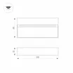 Светильник LGD-TRACE-S200x80-8W Warm3000 (GR, 65 deg, 230V) (Arlight, IP65 Металл, 3 года)