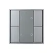 INTELLIGENT ARLIGHT Кнопочная панель DALI-201-23-2G-DIM-DT6-IN Silver (BUS, Frame) (IARL, IP20 Металл, 3 года)