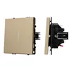ARL NOBE Выключатель 1 кл подсветка софт-тач золотой песок SWT-MK01-SFPL-L-GD (250V, 10A) (Arlight, -)