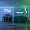 Светодиодная лента герметичная AURORA-PS-A120-12x6mm 24V Azure (10 W/m, IP65, 2835, 5m) (Arlight, Силикон)