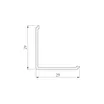 Экран ARH-KANT-H30-2000 Square Frost-PM (Arlight, Пластик)