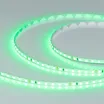 Светодиодная лента RT-A120-5mm 24V Green (9.6 W/m, IP20, 2835, 5m) (Arlight, узкая)