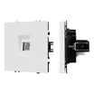 Механизм телефонной розетки SCT-NOBE-MTL1-SFPL-WH (RJ-11, 4C) (Arlight, Белый кварц)