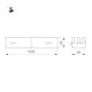 Светильник LGD-LUNGO-4TR-L1200-39W-60W Day4000 (Белый, двойной асимметричный 2х20 deg, 230V) (Arlight, IP20 Металл, 5 лет)