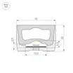 Силиконовый профиль WPH-FLEX-3020-TOP-S16-5m WHITE (Arlight, Силикон)