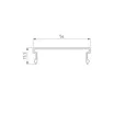 Экран SL-LINIA55-FANTOM-EDGE-2000 Frost (Arlight, Пластик)