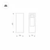 Светильник LGD-MARK-BOLL-H650-7W Warm3000 (GR, 60 deg, 230V) (Arlight, IP54 Металл, 3 года)