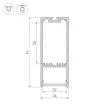 Профиль SL-LINE-3691-2000 ANOD (Arlight, Алюминий)
