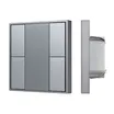 INTELLIGENT ARLIGHT Кнопочная панель DALI-201-23-4K-D2-IN Silver (BUS, Frame) (IARL, IP20 Металл, 3 года)