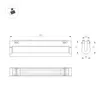 Светильник MAG-VIBE-FLAT-TURN-L305-12W Warm3000 (BK, 110 deg, 48V) (Arlight, IP20 Металл, 5 лет)