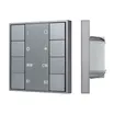 INTELLIGENT ARLIGHT Кнопочная панель DALI-201-23-1G-2SC-MIX-DT8-IN Silver (BUS, Frame) (IARL, IP20 Металл, 3 года)