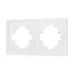 Рамка пластиковая FRM-TENDO-SFPL-2-WH (Arlight, Матовый белый)