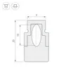 Профиль WPH-FLEX-STR-Н20-10m White (Arlight, Пластик)