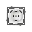 Механизм розетки с USB зарядкой SCT-MUAA-PL-WH-V (250V, 16A) (Arlight, -)