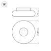 Светильник ALT-TOR-BB200SW-7W Warm White (Arlight, IP20 Пластик, 3 года)