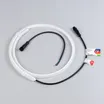 Светодиодная лента герметичная WAVE-TOP-PU-H120-10x10mm 24V RGB (10 W/m, IP68, 1m, wire x1) (Arlight, Вывод боковой, 3 года)