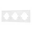 Рамка пластиковая FRM-TENDO-PL-3-WH (Arlight, Белый)