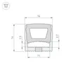 Силиконовый профиль WPH-FLEX-1414-TOP-S11-20m WHITE (Arlight, Силикон)