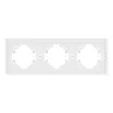 Рамка пластиковая FRM-TENDO-SFPL-3-WH (Arlight, Матовый белый)
