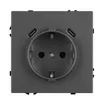 Механизм розетки с USB зарядкой SCT-NOBE-MUCC-SFPL-GR (230V, 16A) (Arlight, -)