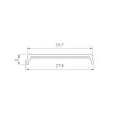 Экран LINE-3020-2000 OPAL (Arlight, Пластик)