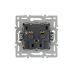 Механизм розетки влагозащищённый SCT-MCP-PL-BK (250V, 16A) (Arlight, -)