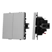 Механизм выключателя управления шторами SWT-NOBE-MKR2-SFPL-IS (230V, 10A) (Arlight, Никель)