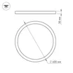 Светильник SP-R600A-48W Day White (Arlight, IP40 Металл, 3 года)