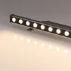 Линейный прожектор AR-LINE-500-12W Warm3000 (GR, 15 deg, 230V) (Arlight, IP65 Металл, 3 года)