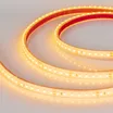 Светодиодная лента RTW 2-5000PGS 24V Yellow 2x (3528, 600 LED, LUX) (Arlight, 9.6 Вт/м, IP67)