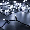 Светодиодная гирлянда ARD-STRING-CLASSIC-1000-BLACK-100LED-MILK-PULSE White (230V, 7W) (Ardecoled, IP65)