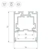 Профиль S2-LINE-5470-2500 SEAMLESS ANOD (Arlight, Алюминий)