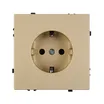 Механизм электрической розетки SCT-NOBE-MEU1-SFPL-GD (230V, 16A) (Arlight, Золотой песок)