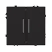 Механизм выключателя двухклавишный проходной LED SWT-NOBE-MKP2-SFPL-L-BK (230V, 10A) (Arlight, -)