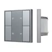 INTELLIGENT ARLIGHT Кнопочная панель DALI-201-23-1G-4SC-IN Silver (BUS, Frame) (IARL, IP20 Металл, 3 года)