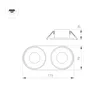 Корпус PLURIO-BASE-BUILT-RS185x85 (WH, 1-2, 200mA) (Arlight, IP20 Металл, 3 года)