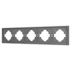 Рамка пластиковая FRM-TENDO-PL-5-GR (Arlight, Графитовый)