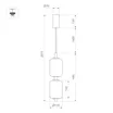 Светильник SP-CARAMELA-HANG-R120-7W Warm2700 (BK, 300 deg, 230V) (Arlight, IP20 Натуральный шелк, 3 года)