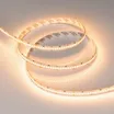 Светодиодная лента RT-A252-10mm 24V Warm2400 (11 W/m, IP20, 2835, 5m) (Arlight, 11 Вт/м, IP20)