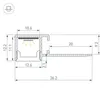 Профиль FANTOM-BENT-W12-SIDE-EDGE-2000 ANOD (Arlight, Алюминий)