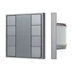 INTELLIGENT ARLIGHT Кнопочная панель DALI-201-23-8K-D2-IN Silver (BUS, Frame) (IARL, IP20 Металл, 3 года)